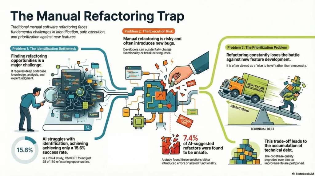 the mannual refactoring trap