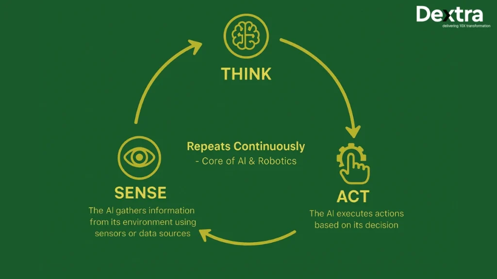 Agent Lifecycle Sense → Think → Act → Feedback