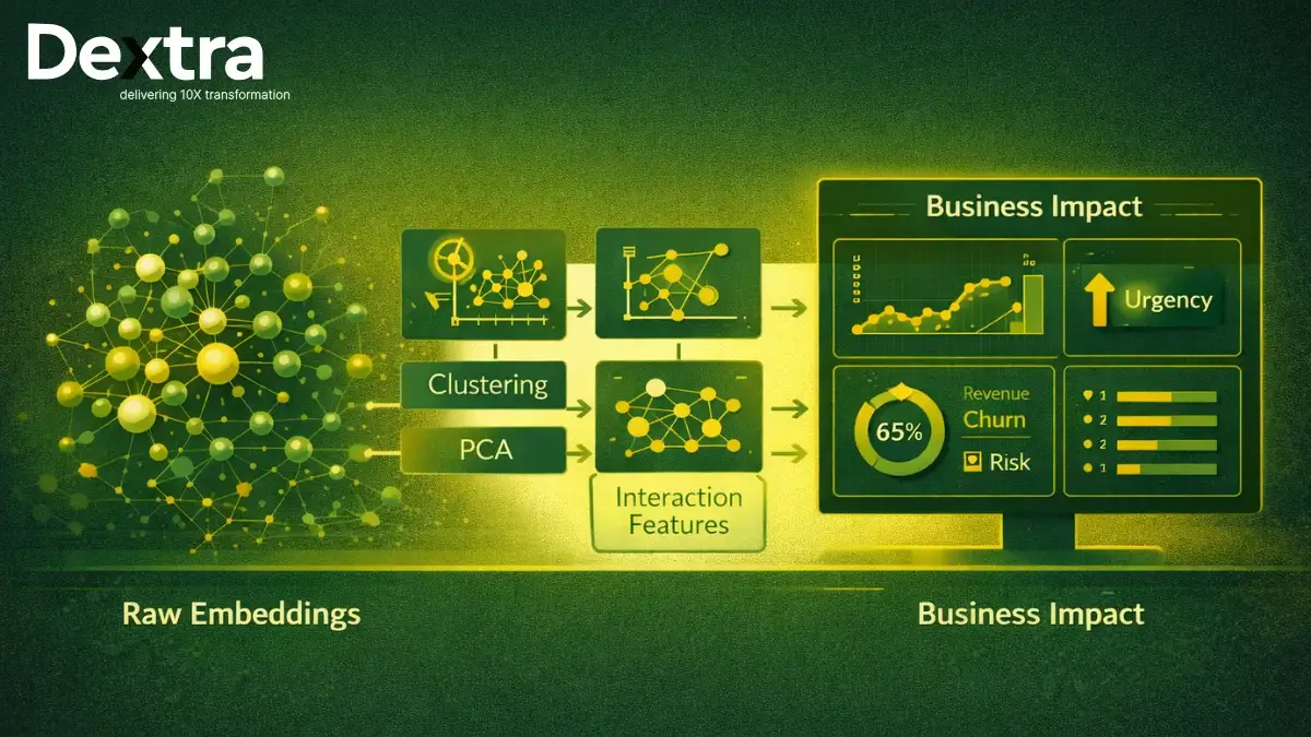 From LLM Embeddings to Business Impact: Advanced Feature Engineering